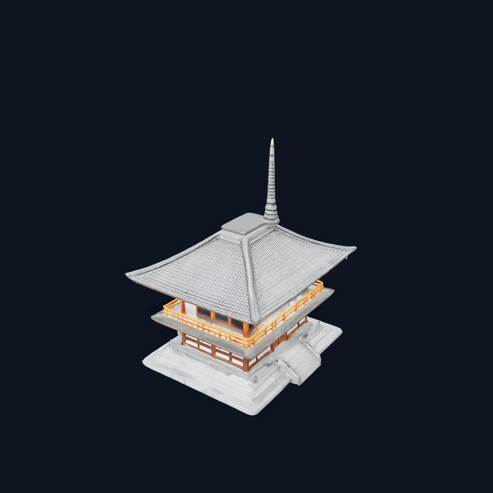 Traditional Pagoda model pack